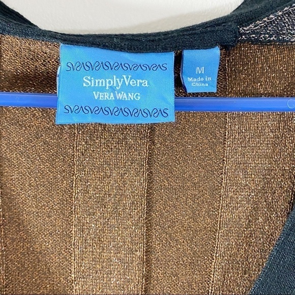 Simply Vera wang metallic multicolored cardigan - Picture 2 of 8